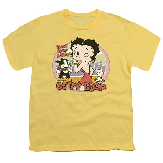 Betty Boop - Kiss - Youth Short Sleeve Shirt - Large