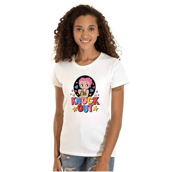 Betty Boop Knock Out Cute Cutie Women's T Shirt Ladies Tee Brisco Brands S