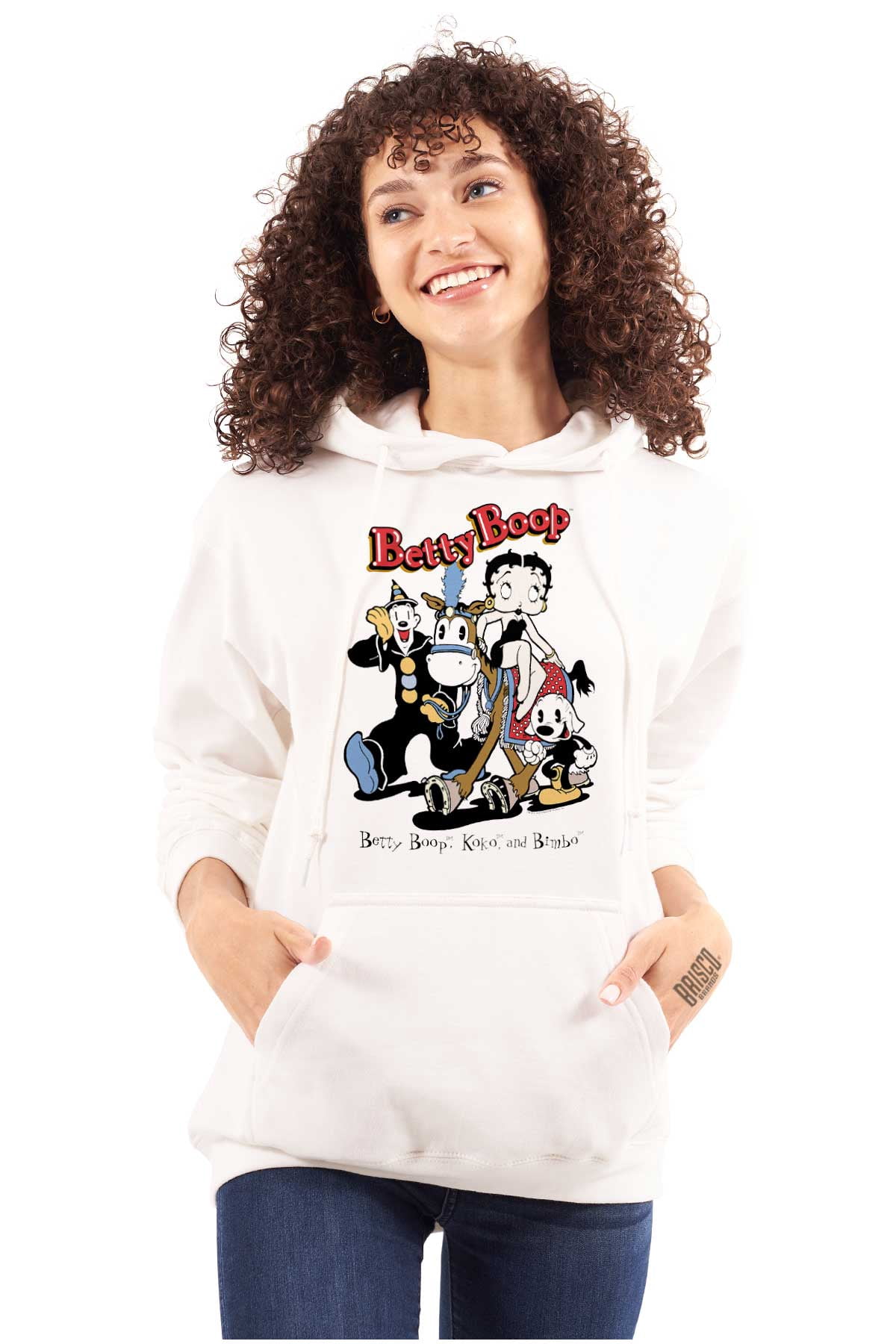 Betty Boop Koko The Clown Bimbo Hoodie Sweatshirt Women Brisco