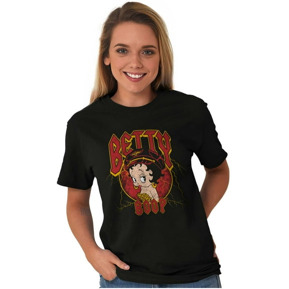 Betty Boop Leopard Print Cutie Women's Graphic T Shirt Tees Brisco Brands S