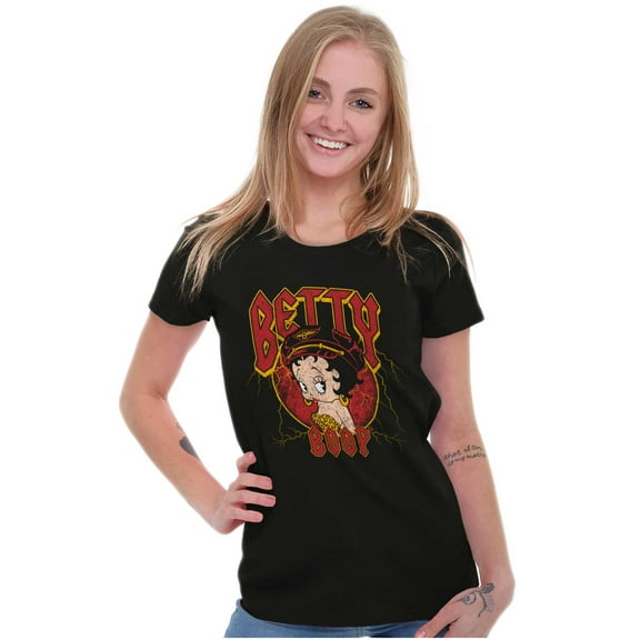 Betty Boop Leopard Print Cutie Women's T Shirt Ladies Tee Brisco Brands S