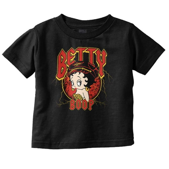 Betty Boop Leopard Print Rock Star Youth T Shirt Tee Girls Infant Toddler Brisco Brands 6M