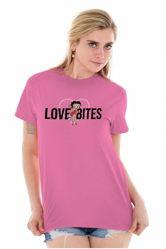 Betty Boop Love Bites Single Girls Women's Plus Size Graphic Tee Brisco Brands 2X