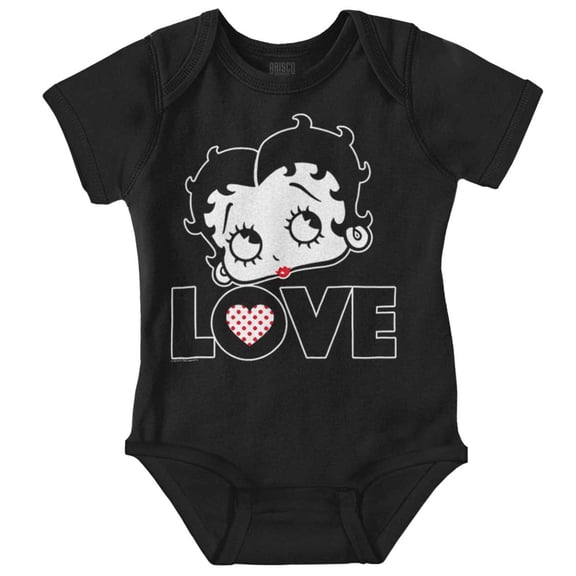 Betty Boop Love Cute Girly Cartoon Bodysuit Jumper Girls Infant Baby Brisco Brands 24M