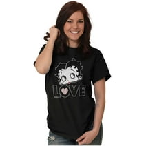 Betty Boop Love Cute Girly Cartoon Women's Graphic T Shirt Tees Brisco Brands S