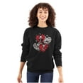 thumbnail image 1 of Betty Boop Love Hearts And Kisses Women Crewneck Sweatshirt Brisco Brands S, 1 of 6
