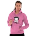 thumbnail image 1 of Betty Boop Love Hearts Cute Hoodie Sweatshirt Women Brisco Brands 3X, 1 of 6