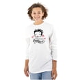 thumbnail image 1 of Betty Boop Love Hearts Cute Women's Long Sleeve T Shirt Brisco Brands S, 1 of 6