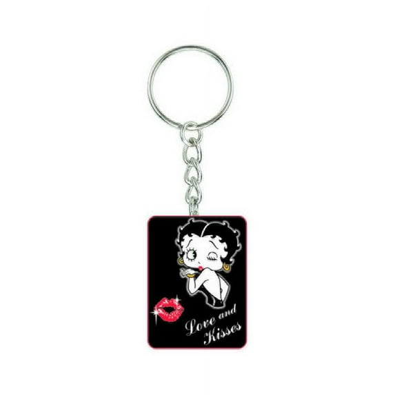 Betty Boop Love and Kisses Keychain