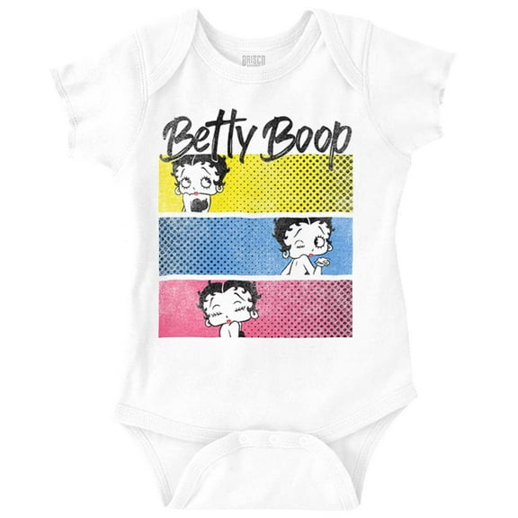 Betty Boop Lovers Cute Sassy Faces Bodysuit Jumper Girls Infant Baby Brisco Brands 18M