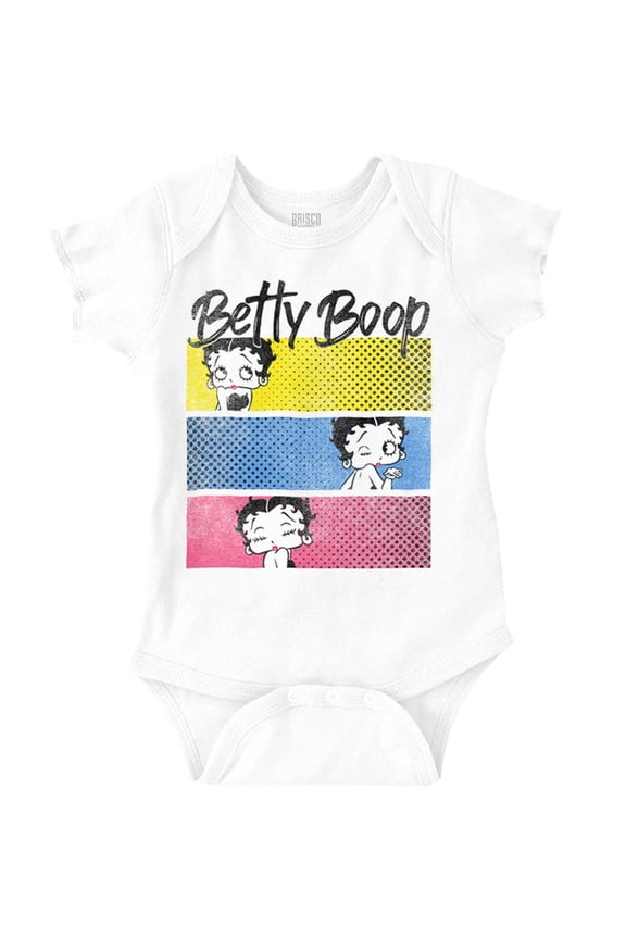 Betty Boop Lovers Cute Sassy Faces Bodysuit Jumper Girls Infant Baby Brisco Brands 18M