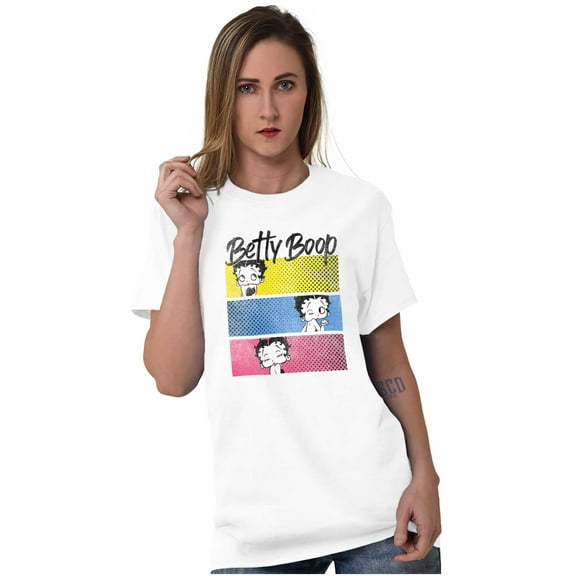 Betty Boop Lovers Cute Sassy Faces Women's Graphic T Shirt Tees Brisco Brands M