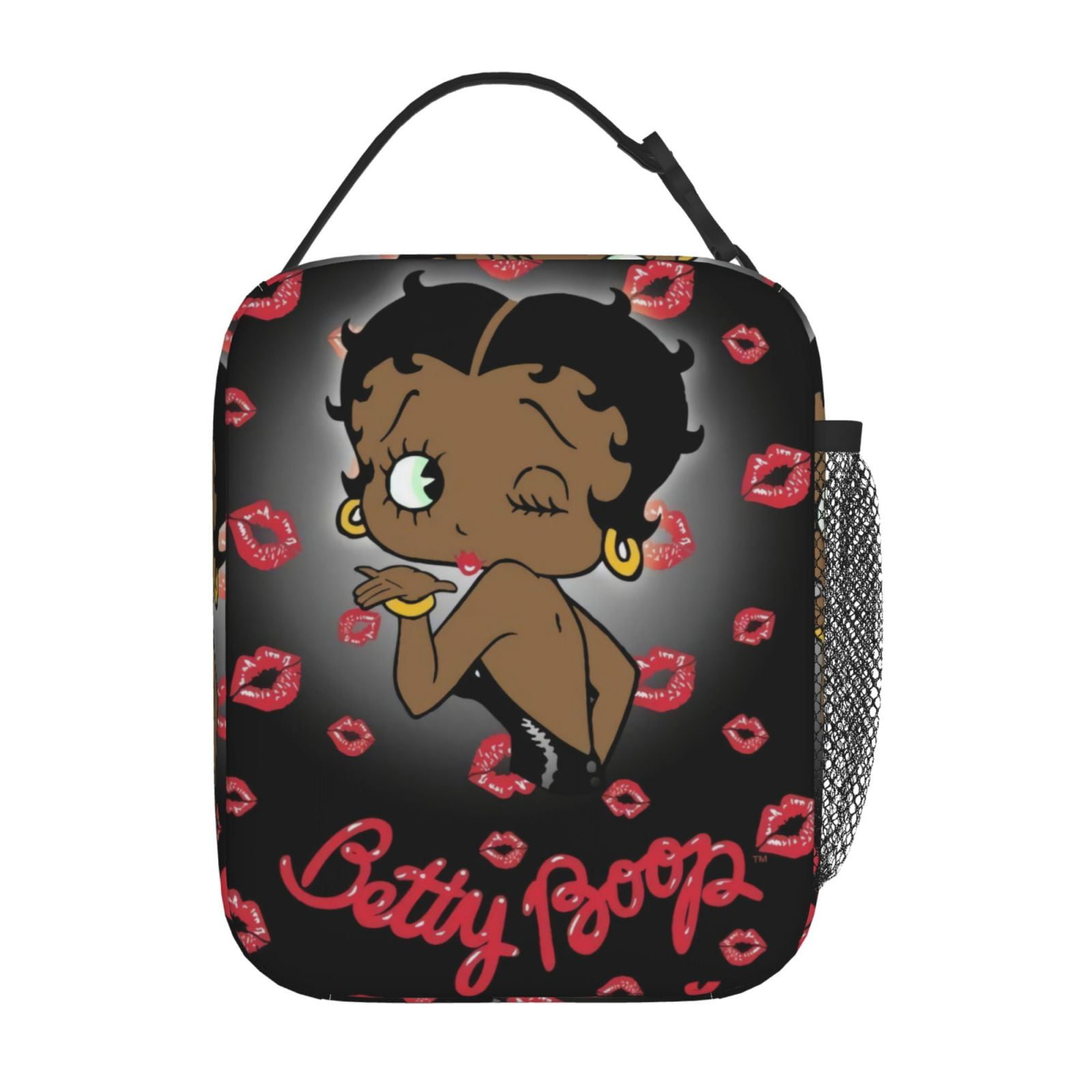 Betty Boop Lunch Bag For Women Men Cartoon Lunch Box Large Capacity Tote Bag For Travel Picnic Work