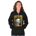thumbnail image 1 of Betty Boop Mad Drip Heart of Gold Zip Hoodie Sweatshirt Women Brisco Brands L, 1 of 6