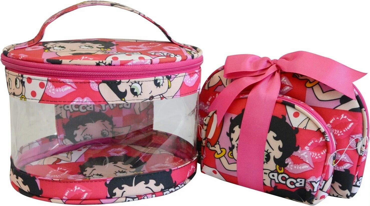 Betty Boop Makeup Bag 3 Pieces Set - Walmart.com
