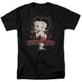 thumbnail image 1 of Betty Boop Men's  Classic Kiss T-shirt Black, 1 of 2