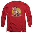 thumbnail image 1 of Betty Boop Men's Surf Long Sleeve X-Large Red, 1 of 2