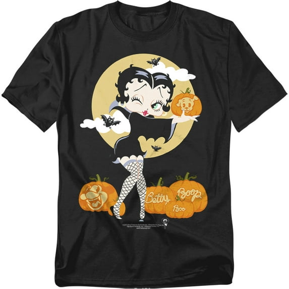 Betty Boop T-Shirt Vamp Pumkins Unisex Graphic Tee For Men & Women