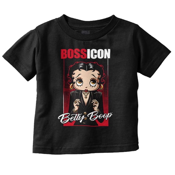 Betty Boop Mob Boss Icon Cartoon Youth T Shirt Tee Girls Infant Toddler Brisco Brands 6M