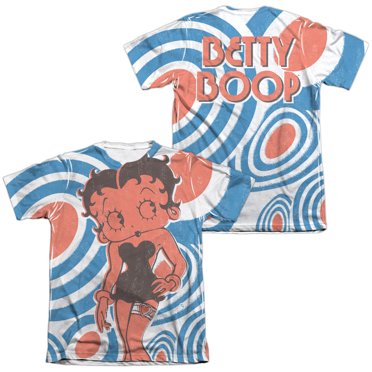 Betty Boop - Mod Rings (Front/Back Print) - Short Sleeve Shirt - Large