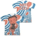 thumbnail image 1 of Betty Boop - Mod Rings (Front/Back Print) - Short Sleeve Shirt - Medium, 1 of 2