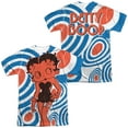 thumbnail image 1 of Betty Boop Mod Rings Unisex Adult Sublimated Costume T Shirt (Front/Back), Medium Multicolor, 1 of 2