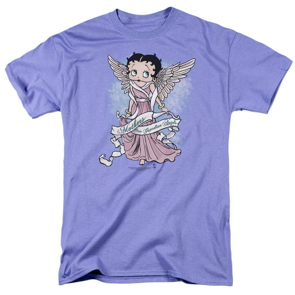 Betty Boop Men's Mother Guardian Angel T-shirt Small Lavendar