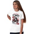 thumbnail image 1 of Betty Boop Motorcycle Racing Champ Short Sleeve Women's Graphic Tee Brisco Brands S, 1 of 5