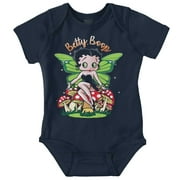 Betty Boop Mushroom Fairy Wings Bodysuit Jumper Girls Infant Baby Brisco Brands 12M