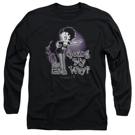Betty Boop - My Way - Long Sleeve Shirt - Large