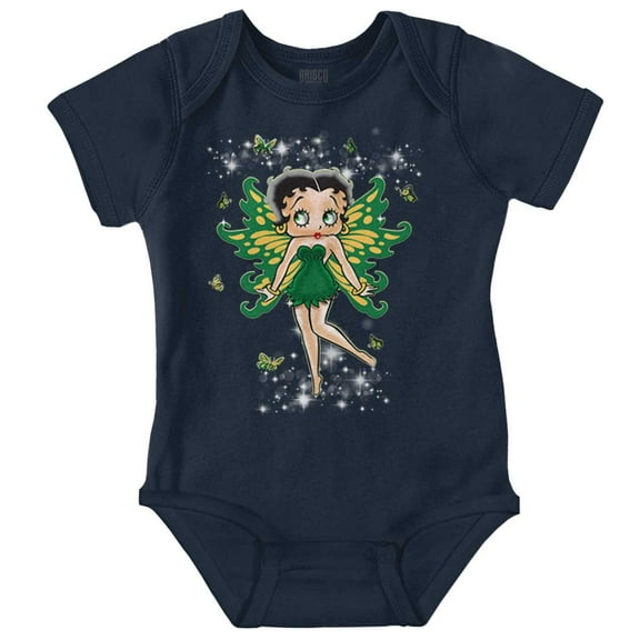 Betty Boop Mystical Fairy Wings Bodysuit Jumper Girls Infant Baby Brisco Brands 12M
