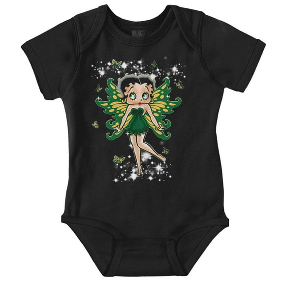 Betty Boop Mystical Fairy Wings Bodysuit Jumper Girls Infant Baby Brisco Brands 12M
