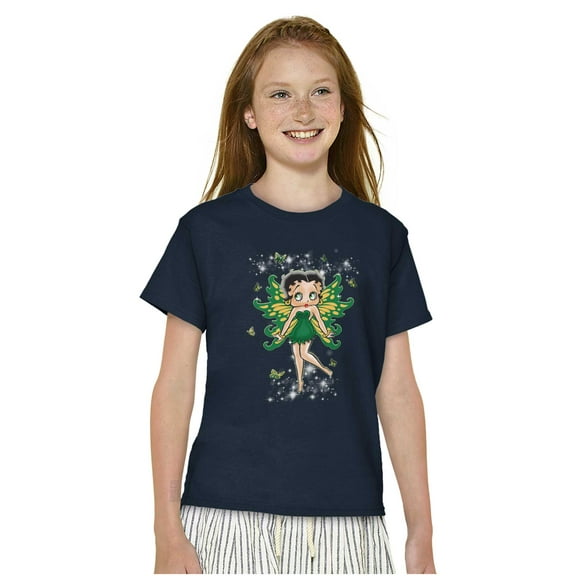 Betty Boop Mystical Fairy Wings Girls Kids T Shirt Tees Teen Brisco Brands L