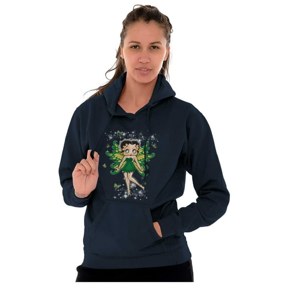 Betty Boop Mystical Fairy Wings Hoodie Sweatshirt Women Brisco Brands S