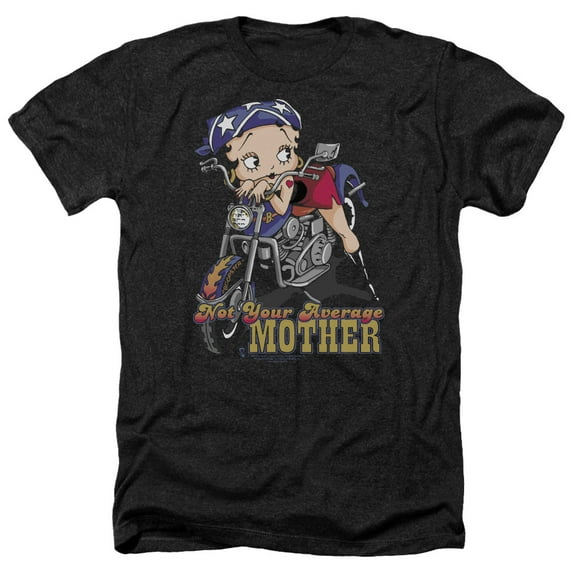 Betty Boop - Not Your Average Mother - Heather Short Sleeve Shirt - Large
