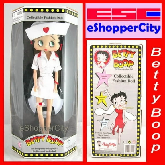 Betty Boop Nurse Dress Doll Barbie Type Figure New Vintage Y2K Antique 2000's