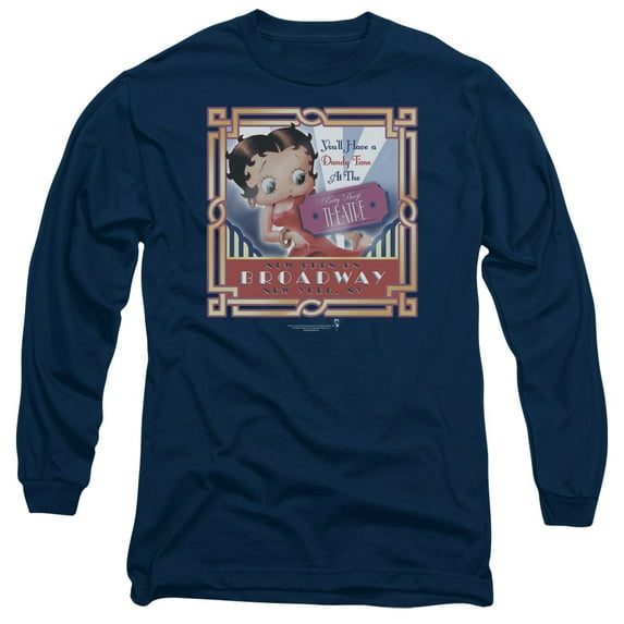 Betty Boop - On Broadway - Long Sleeve Shirt - Small