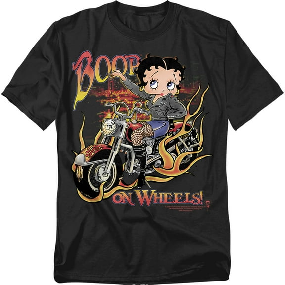 Betty Boop T-Shirt On Wheels Unisex Graphic Tee For Men & Women
