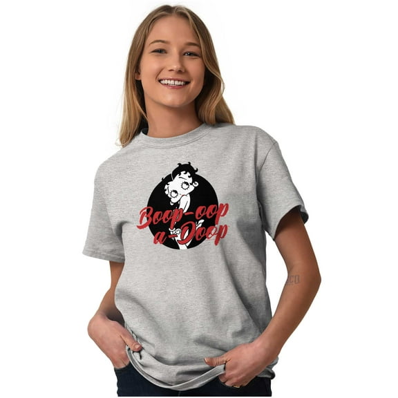 Betty Boop Oop a Doop Cute Cartoon Women's Graphic T Shirt Tees Brisco Brands M