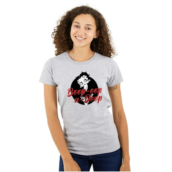 Betty Boop Oop a Doop Cute Cartoon Women's T Shirt Ladies Tee Brisco Brands S
