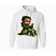 thumbnail image 1 of Betty Boop - Original Green Solid Red;X-Large Sweatshirt with Hood, 1 of 1