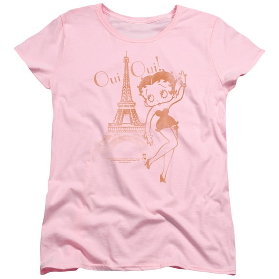 Betty Boop - Oui Oui - Women's Short Sleeve Shirt - Medium