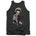 thumbnail image 1 of Betty Boop Out Of Control Adult Tank Top Charcoal, 1 of 1