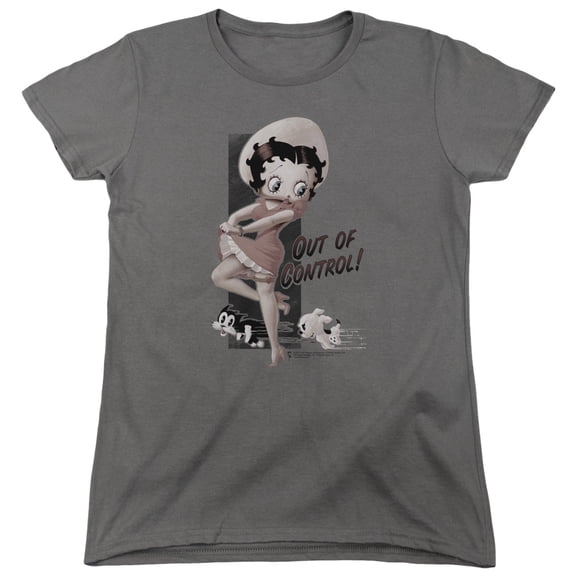Betty Boop - Out Of Control - Women's Short Sleeve Shirt - Medium