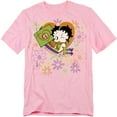 thumbnail image 1 of Betty Boop T-Shirt Peace Love And Boop Unisex Graphic Tee For Men & Women, 1 of 7