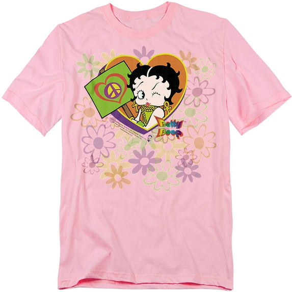 Betty Boop T-Shirt Peace Love And Boop Unisex Graphic Tee For Men & Women