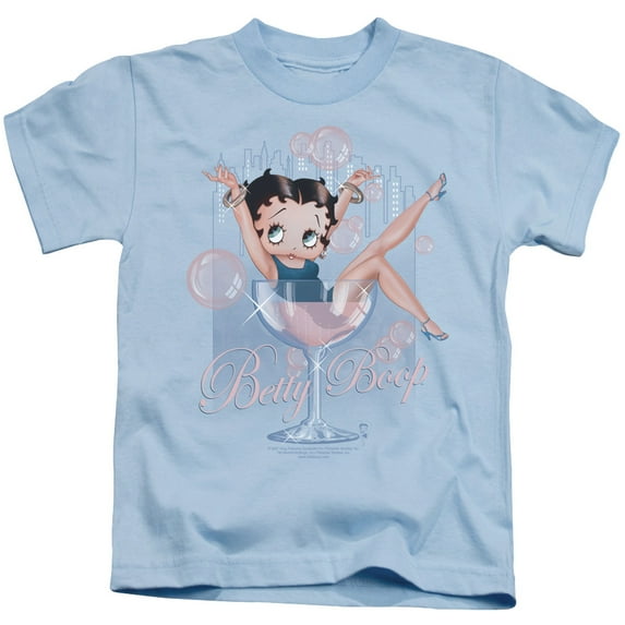 Betty Boop - Pink Champagne - Juvenile Short Sleeve Shirt - 4