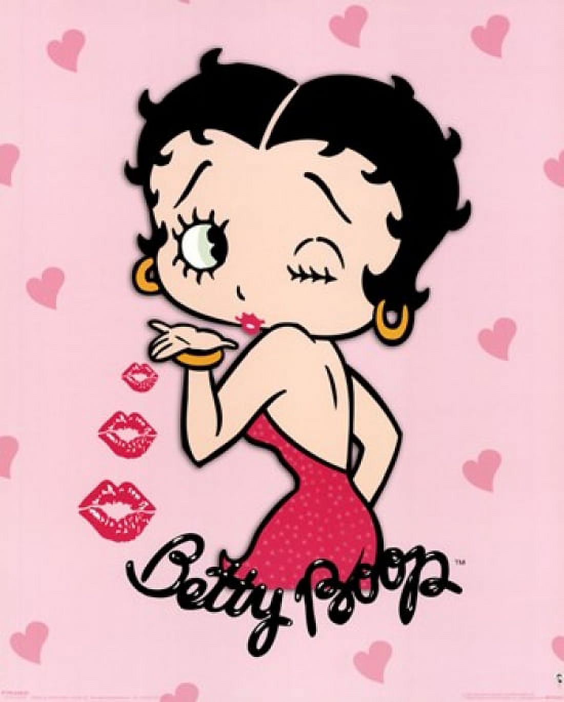 Betty Boop - Pink Kiss Poster (16 x 20) - image 1 of 1