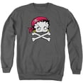 thumbnail image 1 of Betty Boop - Pirate - Crewneck Sweatshirt - XX-Large, 1 of 2