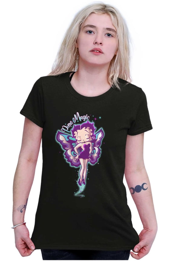 Pixie Magic Fairy Wings Women's T Shirt Ladies Tee Brisco Brands X